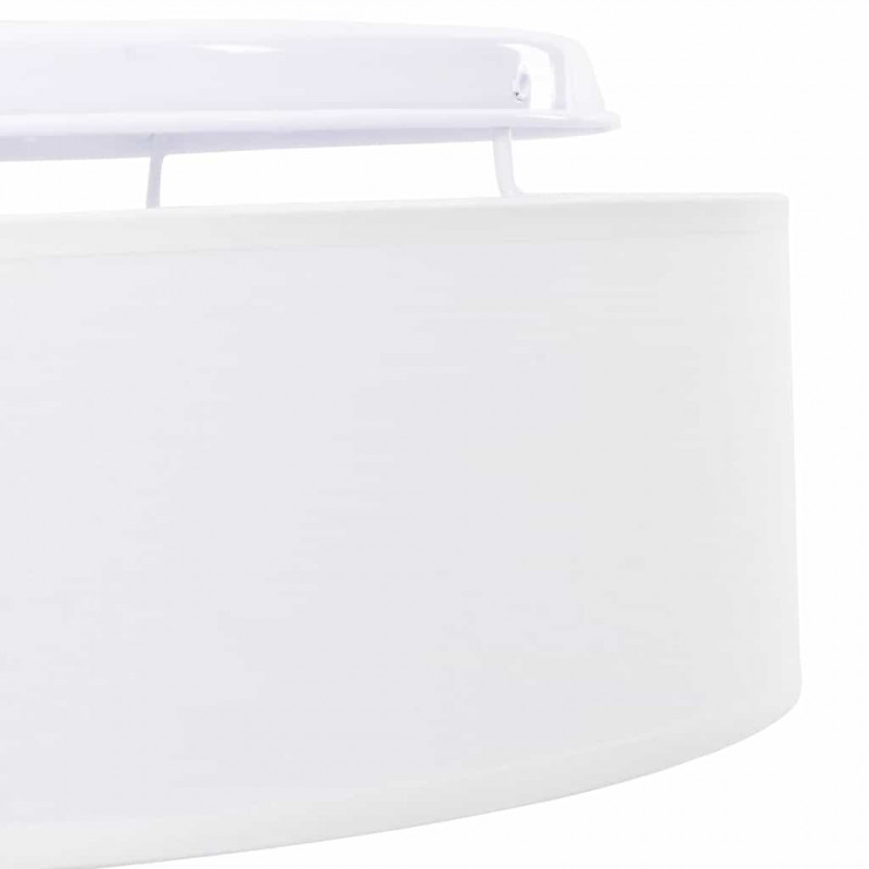 Lampa Sufitowa Z reflektorami Biały 30 x 30 x 13,5 cm tkanina