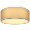 Lampa Sufitowa Z reflektorami Szary 30 x 30 x 13,5 cm tkanina