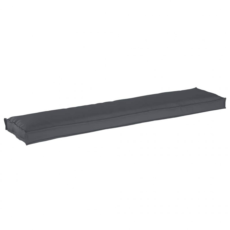Poduszka na paletę Antracyt 180 x 40 x 8 cm Materiał Oxford