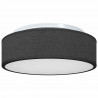 Lampa Sufitowa Z reflektorami Czarny 38 x 38 x 13,5 cm tkanina