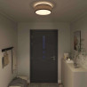 Lampa Sufitowa Z reflektorami Czarny 38 x 38 x 13,5 cm tkanina