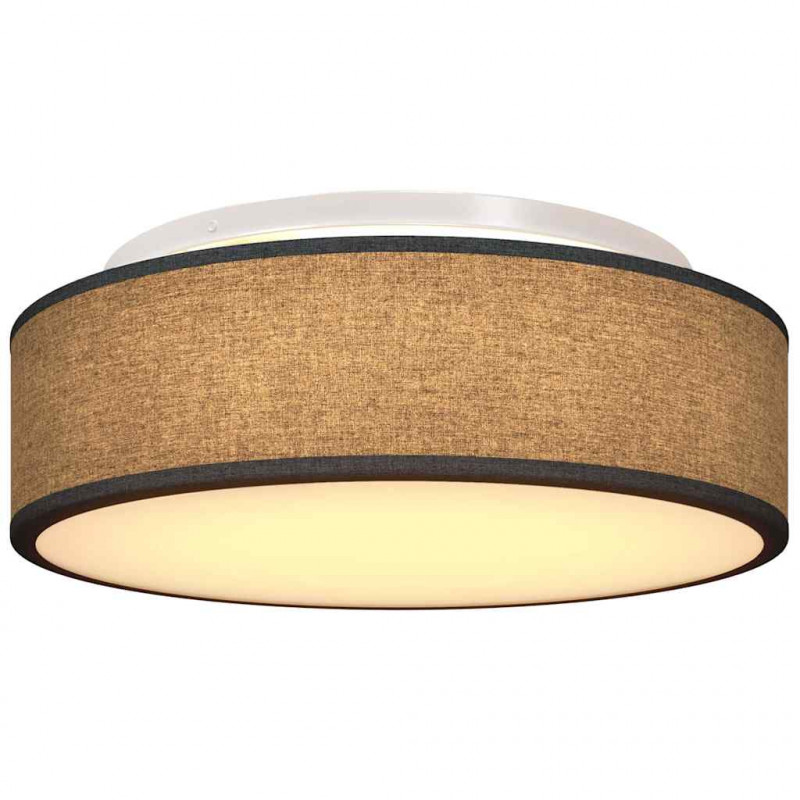 Lampa Sufitowa Z reflektorami Czarny 38 x 38 x 13,5 cm tkanina