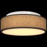 Lampa Sufitowa Z reflektorami Czarny 38 x 38 x 13,5 cm tkanina