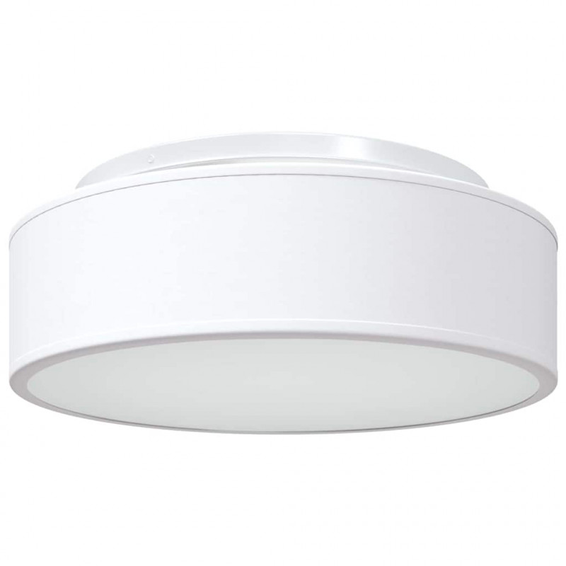 Lampa Sufitowa Z reflektorami Biały 38 x 38 x 13,5 cm tkanina