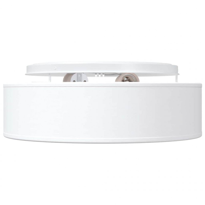 Lampa Sufitowa Z reflektorami Biały 38 x 38 x 13,5 cm tkanina