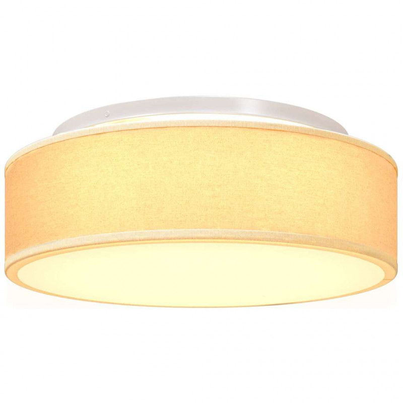 Lampa Sufitowa Z reflektorami Biały 38 x 38 x 13,5 cm tkanina