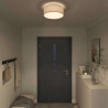 Lampa Sufitowa Z reflektorami Szary 38 x 38 x 13,5 cm tkanina