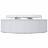 Lampa Sufitowa Z reflektorami Szary 38 x 38 x 13,5 cm tkanina