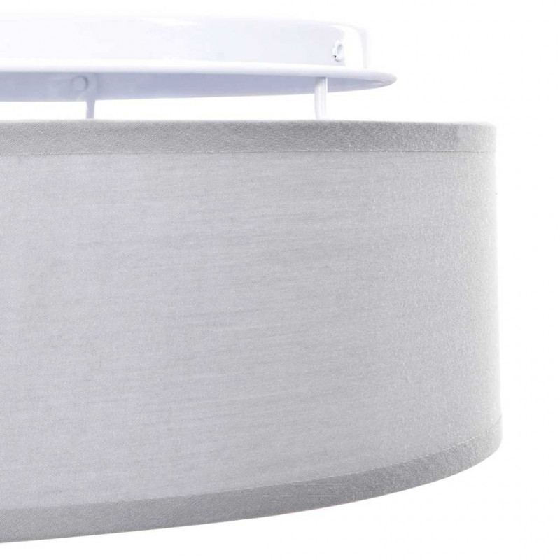Lampa Sufitowa Z reflektorami Szary 38 x 38 x 13,5 cm tkanina