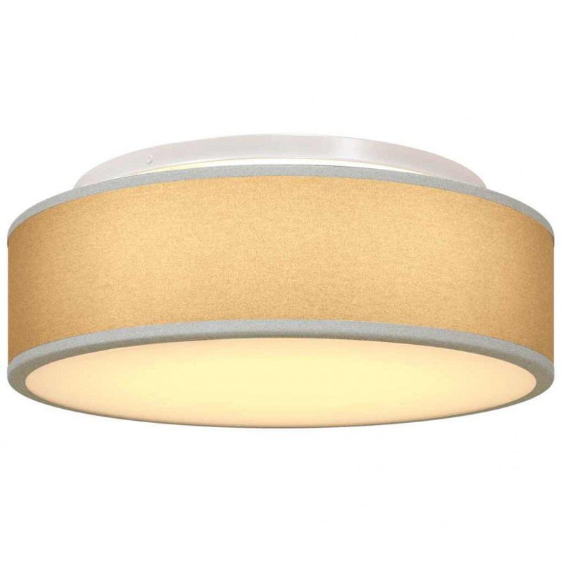 Lampa Sufitowa Z reflektorami Szary 38 x 38 x 13,5 cm tkanina