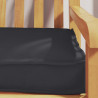 Poduszka na paletę Czarny 180 x 40 x 8 cm Materiał Oxford