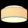 Lampa Sufitowa Z reflektorami Szary 30 x 30 x 13,5 cm tkanina