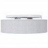 Lampa Sufitowa Z reflektorami Szary 38 x 38 x 13,5 cm tkanina