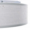 Lampa Sufitowa Z reflektorami Szary 38 x 38 x 13,5 cm tkanina