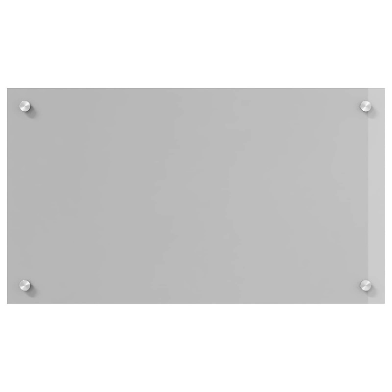Panel kuchenny Jasnoszary 70 x 40 cm szkło hartowane