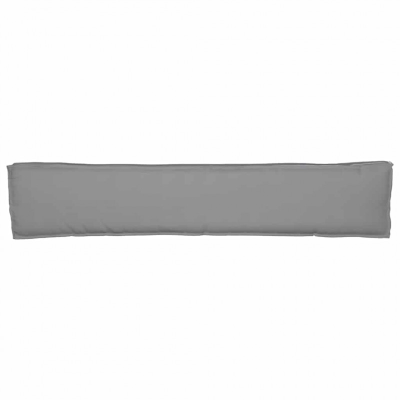 Poduszka na paletę Szary 200 x 40 x 8 cm Materiał Oxford