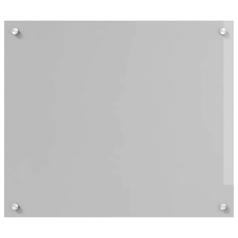Panel kuchenny Jasnoszary 70 x 60 cm szkło hartowane