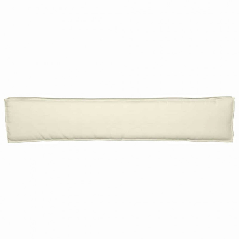 Poduszka na paletę Kremowy 200 x 40 x 8 cm Materiał Oxford