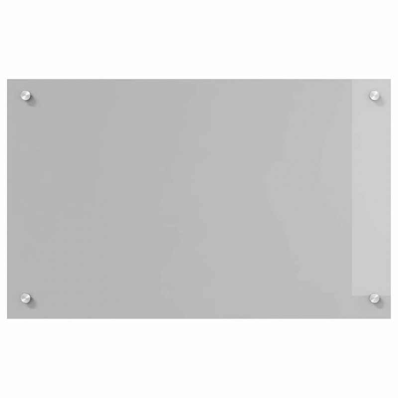 Panel kuchenny Jasnoszary 80 x 50 cm szkło hartowane