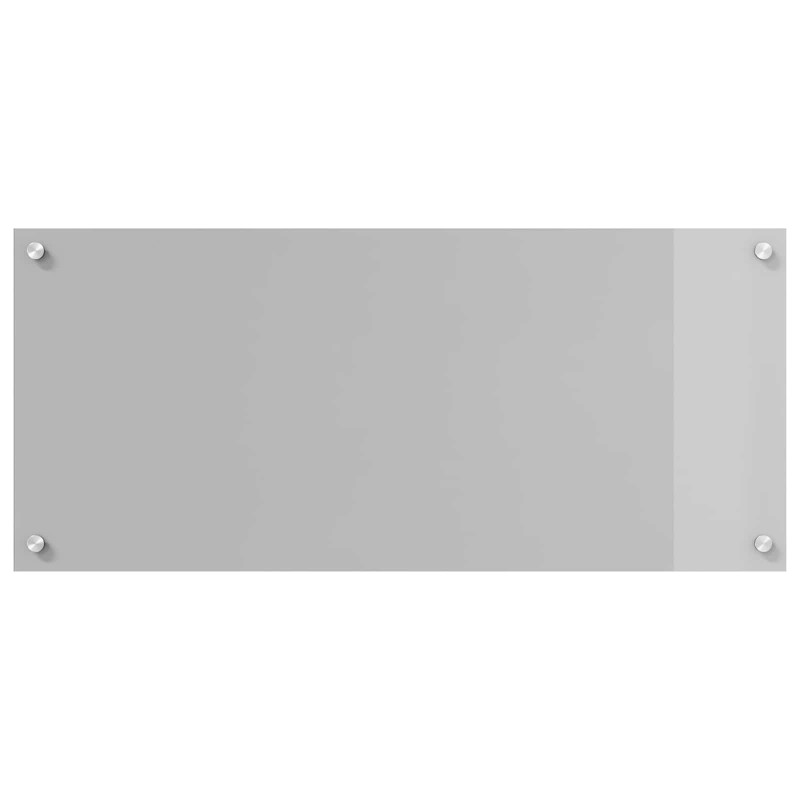 Panel kuchenny Jasnoszary 90 x 40 cm szkło hartowane