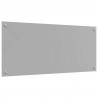 Panel kuchenny Jasnoszary 90 x 40 cm szkło hartowane
