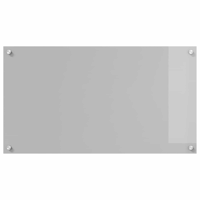 Panel kuchenny Jasnoszary 90 x 50 cm szkło hartowane