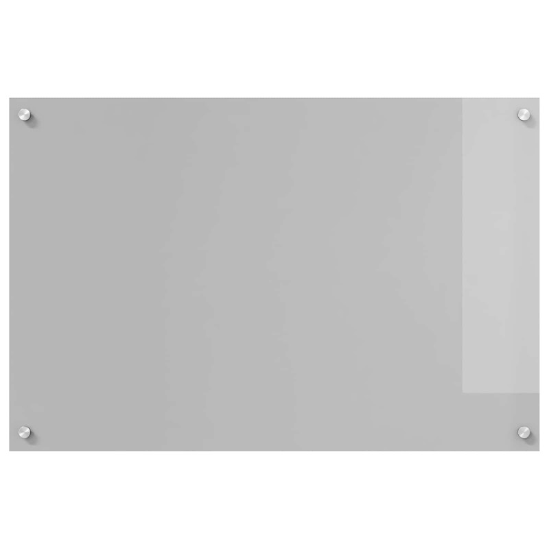 Panel kuchenny Jasnoszary 90 x 60 cm szkło hartowane