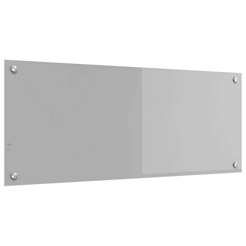 Panel kuchenny Jasnoszary 100 x 40 cm szkło hartowane