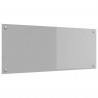 Panel kuchenny Jasnoszary 100 x 40 cm szkło hartowane