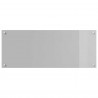 Panel kuchenny Jasnoszary 100 x 40 cm szkło hartowane