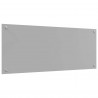 Panel kuchenny Jasnoszary 100 x 40 cm szkło hartowane