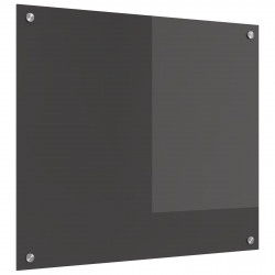 Panel kuchenny Ciemnoszary 70 x 60 cm szkło hartowane