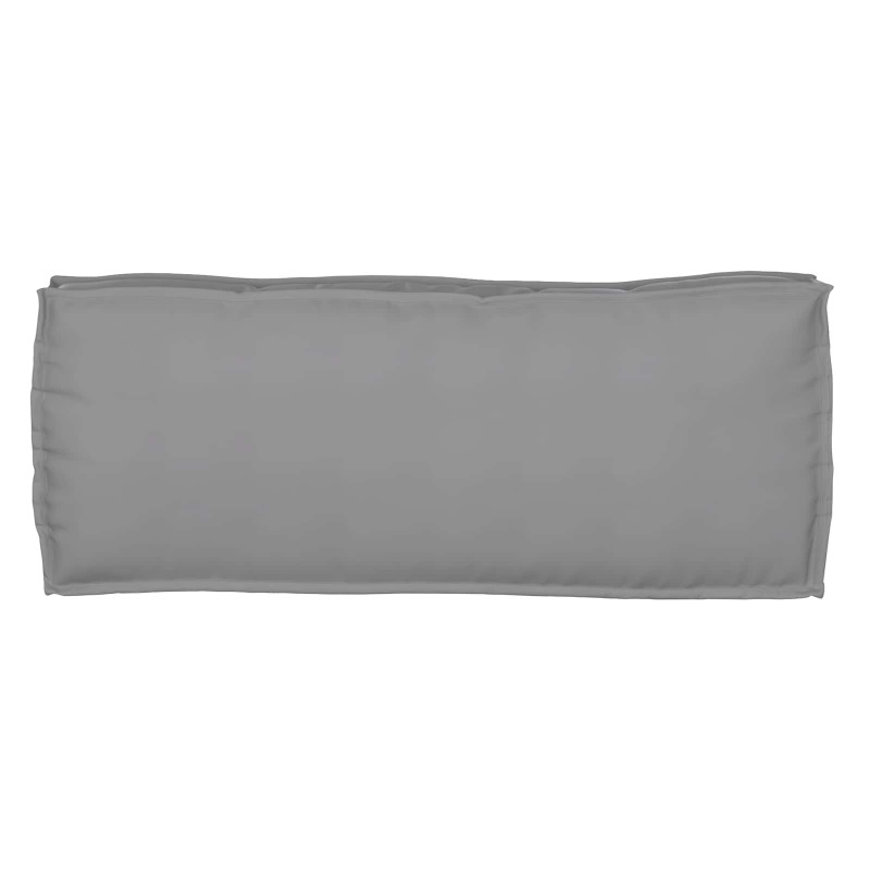 Zestaw poduszek na paletę 2 pcs Szary 100 x 40 x 8 cm