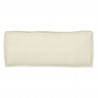 Zestaw poduszek na paletę 2 pcs Kremowy 100 x 40 x 8 cm
