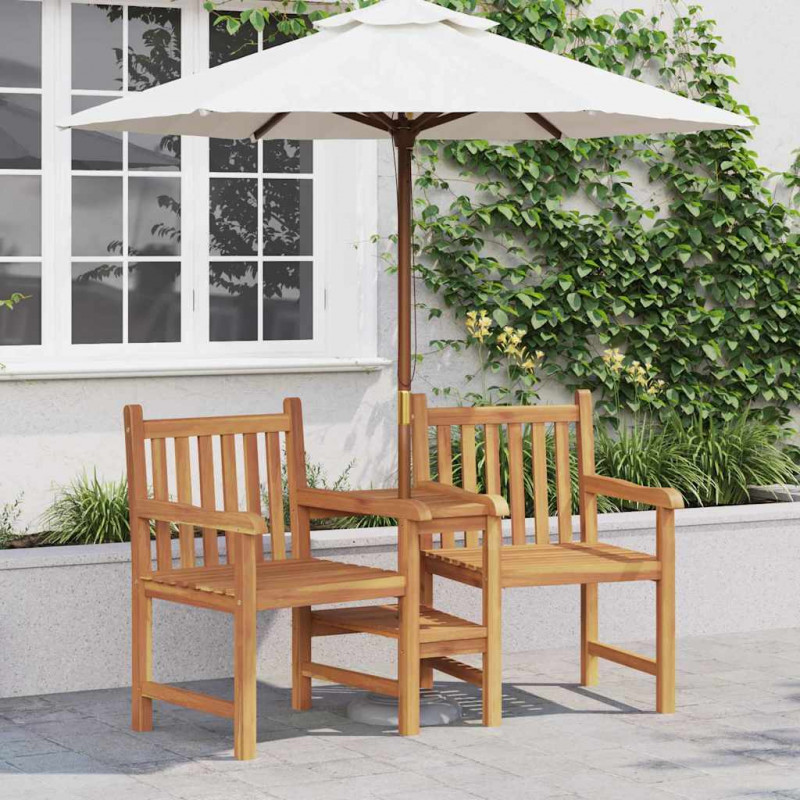 Krzesło Brązowy 152 x 63 x 89 cm Lite drewno teakowe