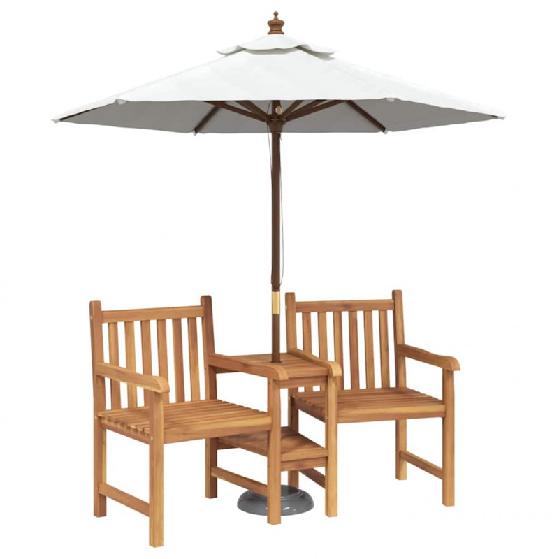 Krzesło Brązowy 152 x 63 x 89 cm Lite drewno teakowe