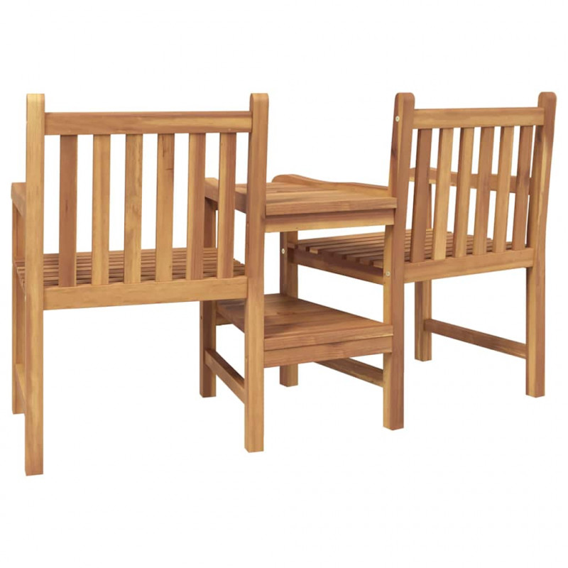 Krzesło Brązowy 152 x 63 x 89 cm Lite drewno teakowe
