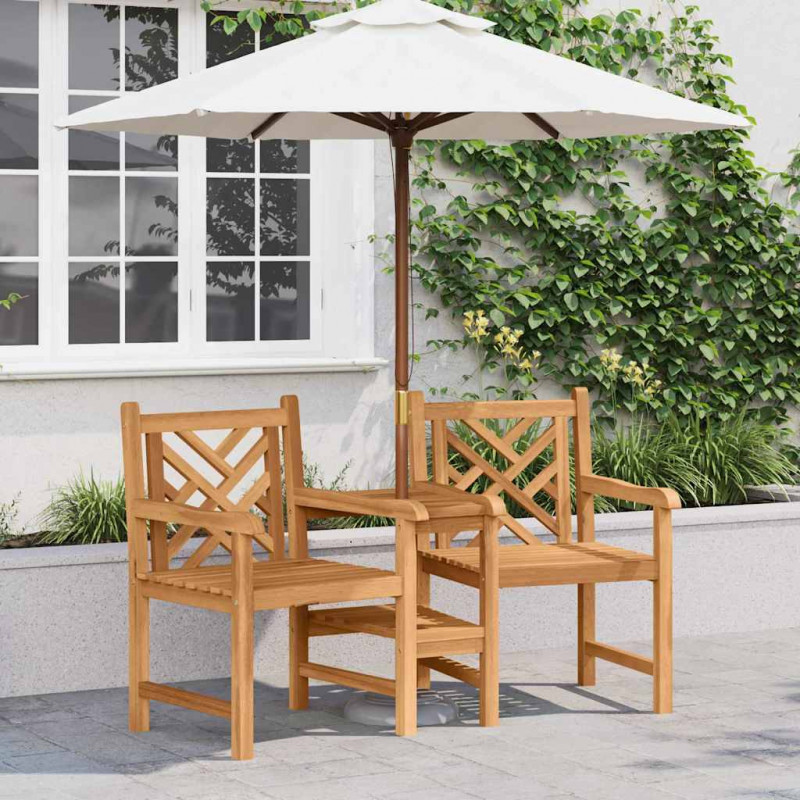 Krzesło Brązowy 152 x 63 x 89 cm Lite drewno teakowe