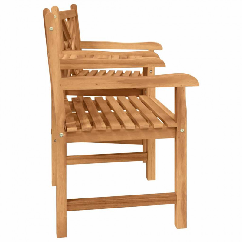 Krzesło Brązowy 152 x 63 x 89 cm Lite drewno teakowe