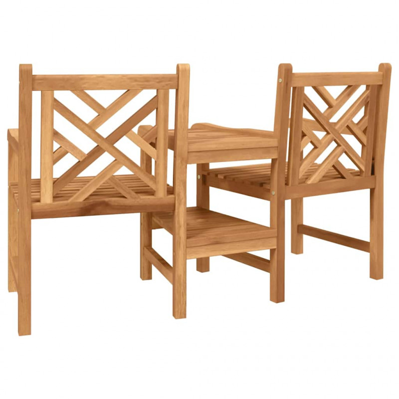 Krzesło Brązowy 152 x 63 x 89 cm Lite drewno teakowe