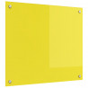 Panel kuchenny Żółty 70 x 60 cm szkło hartowane