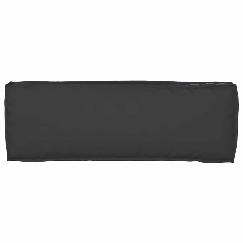 Zestaw poduszek na paletę 2 pcs Czarny 120 x 40 x 8 cm