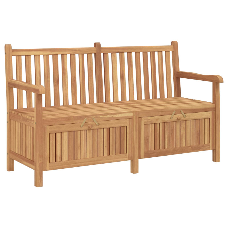 ławka z drzwiami Brązowy 150 x 60 x 90 cm Lite drewno teakowe