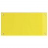 Panel kuchenny Żółty 80 x 40 cm szkło hartowane