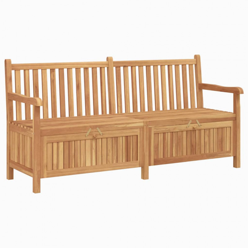ławka z drzwiami Brązowy 180 x 60 x 90 cm Lite drewno teakowe