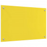 Panel kuchenny Żółty 80 x 50 cm szkło hartowane