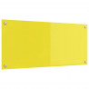 Panel kuchenny Żółty 90 x 40 cm szkło hartowane