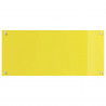 Panel kuchenny Żółty 90 x 40 cm szkło hartowane