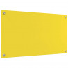 Panel kuchenny Żółty 90 x 50 cm szkło hartowane