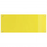 Panel kuchenny Żółty 100 x 40 cm szkło hartowane